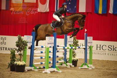 Dansk varmblod hingstekåring.
unghestemesterskab spring
Nøgleord: kristina kragh olesen;landton dwb