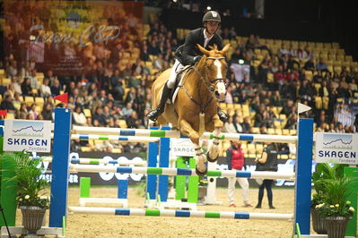Dansk varmblod hingstekåring.
Skibby hc big tour 150cm
Nøgleord: fredrik b seim;qevara van de vlierbeek z