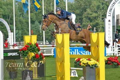 Showjumping
Kval till GP CSI3 Table A (238.2.1) 1.45m
Nøgleord: jens fredricson;markan cosmopolit