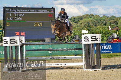 Absolut horses
S1 Springning Heste (145 cm) B1
Nøgleord: tina lund;cloi