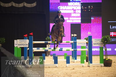 Jydske bank box
VM HERNING 2022 CSI3 Big Tour 1.45m
Nøgleord: robin grauff jacobsen;sandro be good