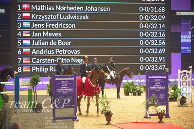 Jydske bank box
VM HERNING 2022 CSI3 Big Tour 1.45m
Nøgleord: mathias noerheden johanssen;accolade;lap of honour