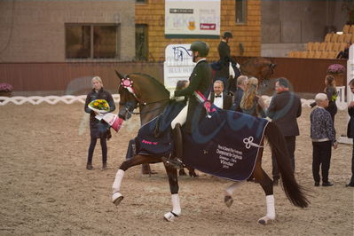 Dansk Rideforbunds Championats finaler 2019 dressur
Dansk Rideforbunds Championats finaler 2018
7 års
Nøgleord: hesselhøj donkey boy;jan møller christensen;lap of honour