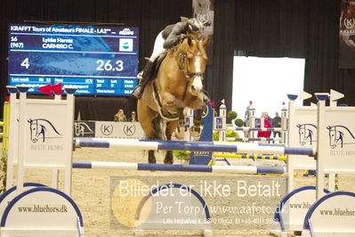 Dansk varmblod hingstekåring.
KRAFFT Tours of Amateurs FINALE
Nøgleord: Lykke harm;carmiro c