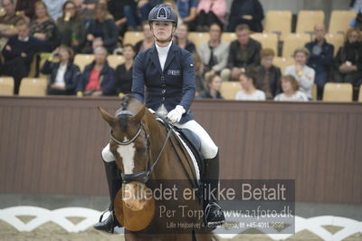 Dansk Rideforbunds Championats finaler 2018 dressur
Dansk Rideforbunds Championats finaler 2018
5 års præmie - 6års klassen
Nøgleord: emma ahlberg;vestervangs  garson